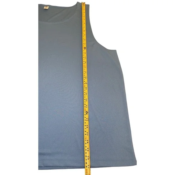 ALO YOGA Blue Racerback Basic Tank Top Athletic Workout Womens 3XL Athleisure - Picture 7 of 8